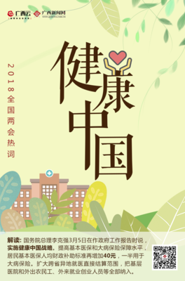 “健康中國”引領(lǐng)新時(shí)代 2018全國兩會(huì)中的健康民生藍(lán)圖